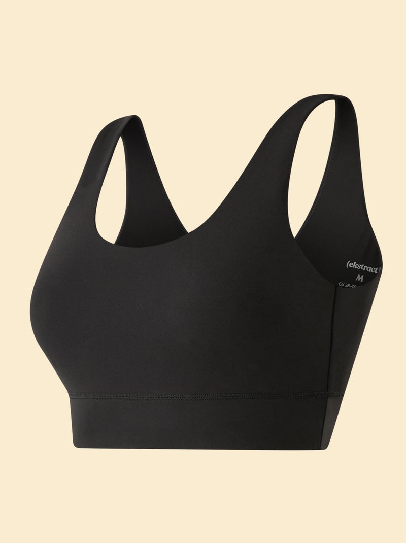 Soutien de desporto suporte leve - (ekstract) Preto - Kiabi