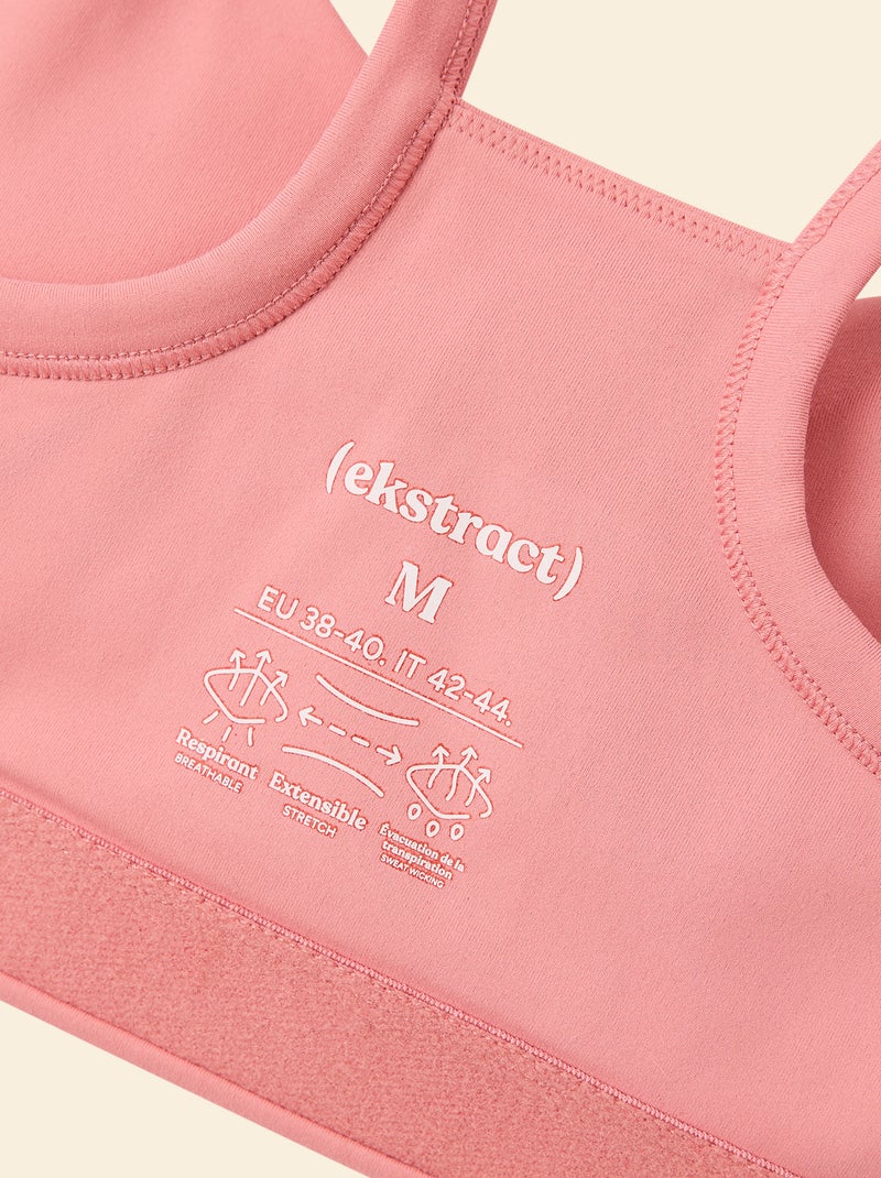 Soutien de desporto suporte leve - (ekstract) Rosa - Kiabi