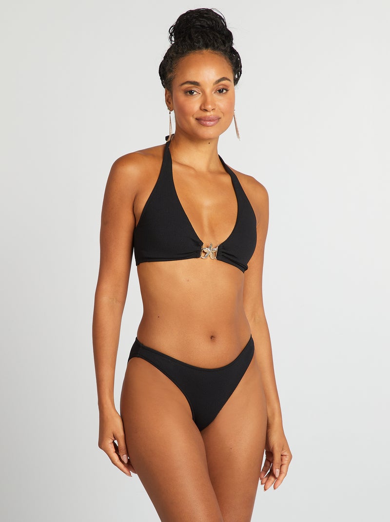 Soutien de fato de banho com pormenor estrela Preto - Kiabi