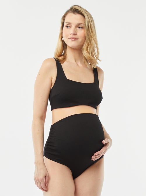 Soutien de fato de banho em malha texturada - Kiabi