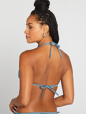 Soutien de fato de banho em triângulo