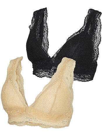 Soutien de Gravidez Mamalicious Enia Laranja/Preto - Pack 2