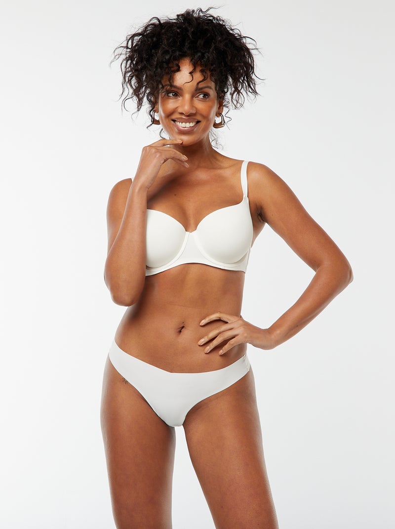 Soutien D&E invisível Branco - Kiabi