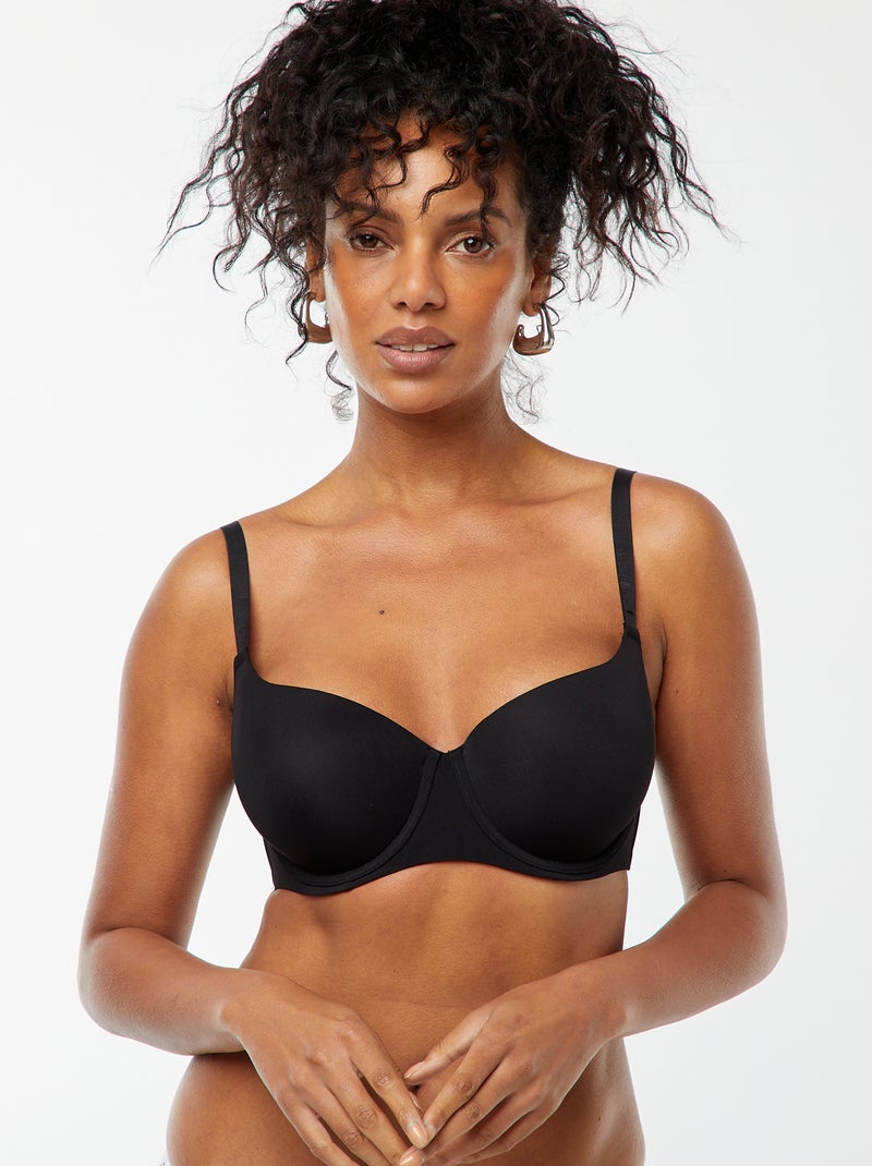 Soutien D&E invisível Preto - Kiabi