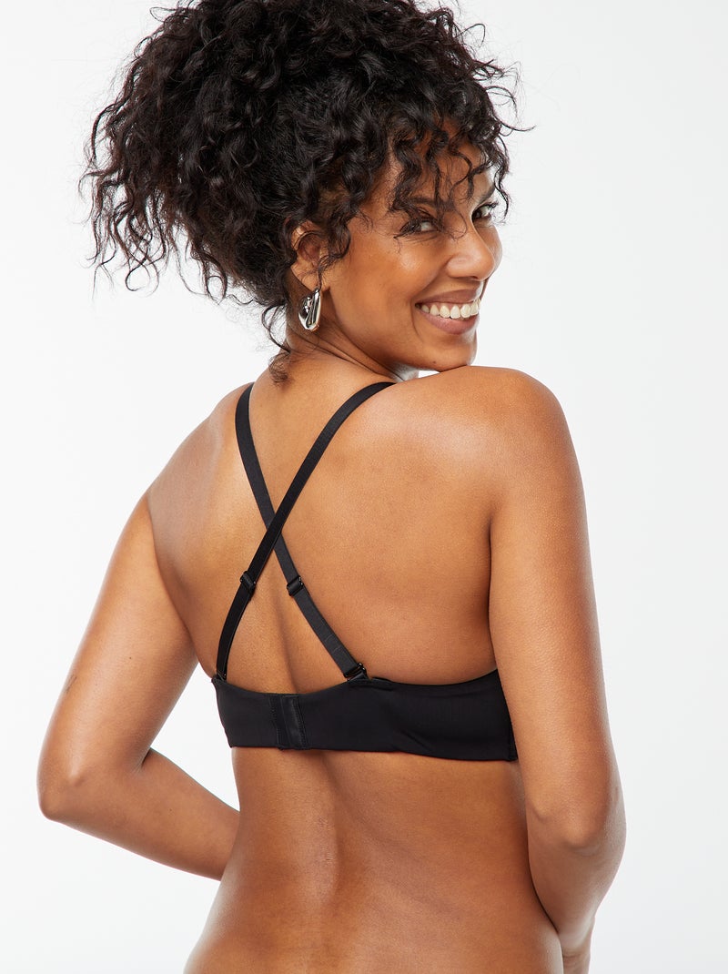 Soutien D&E invisível Preto - Kiabi