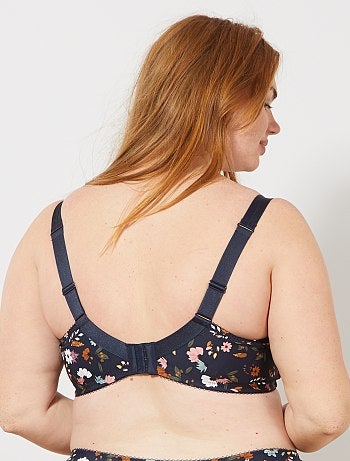 Soutien de microfibra estampada - Kiabi