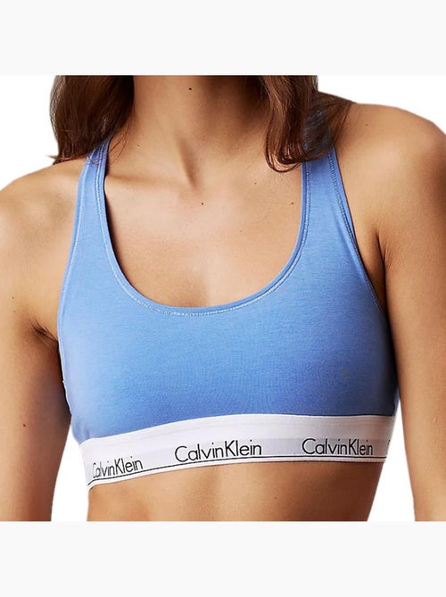 Soutien de mulher calvin klein jeans azul sem forro - Kiabi