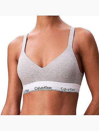 Soutien calvin klein jeans push-up rosa para mulher