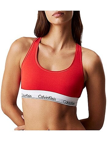 Soutien Calvin Klein Jeans Rosa sem Acolchoado para Mulher