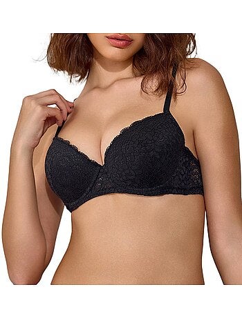 Soutien de mulher preto les petites bombes mona