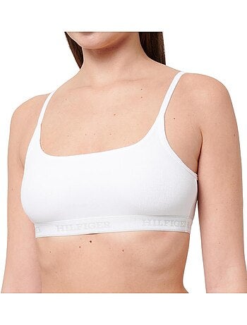 Soutien de Mulher Tommy Hilfiger Branco sem Acolchoamento