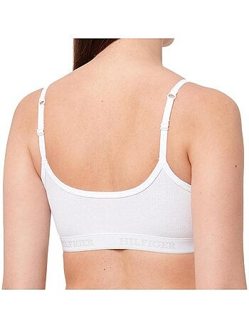 Soutien de Mulher Tommy Hilfiger Branco sem Acolchoamento