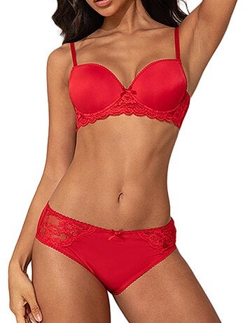 Soutien de mulher vermelho les petites bombes etoile