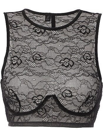 Soutien de Renda Preto Vero Moda para Mulher 10277259
