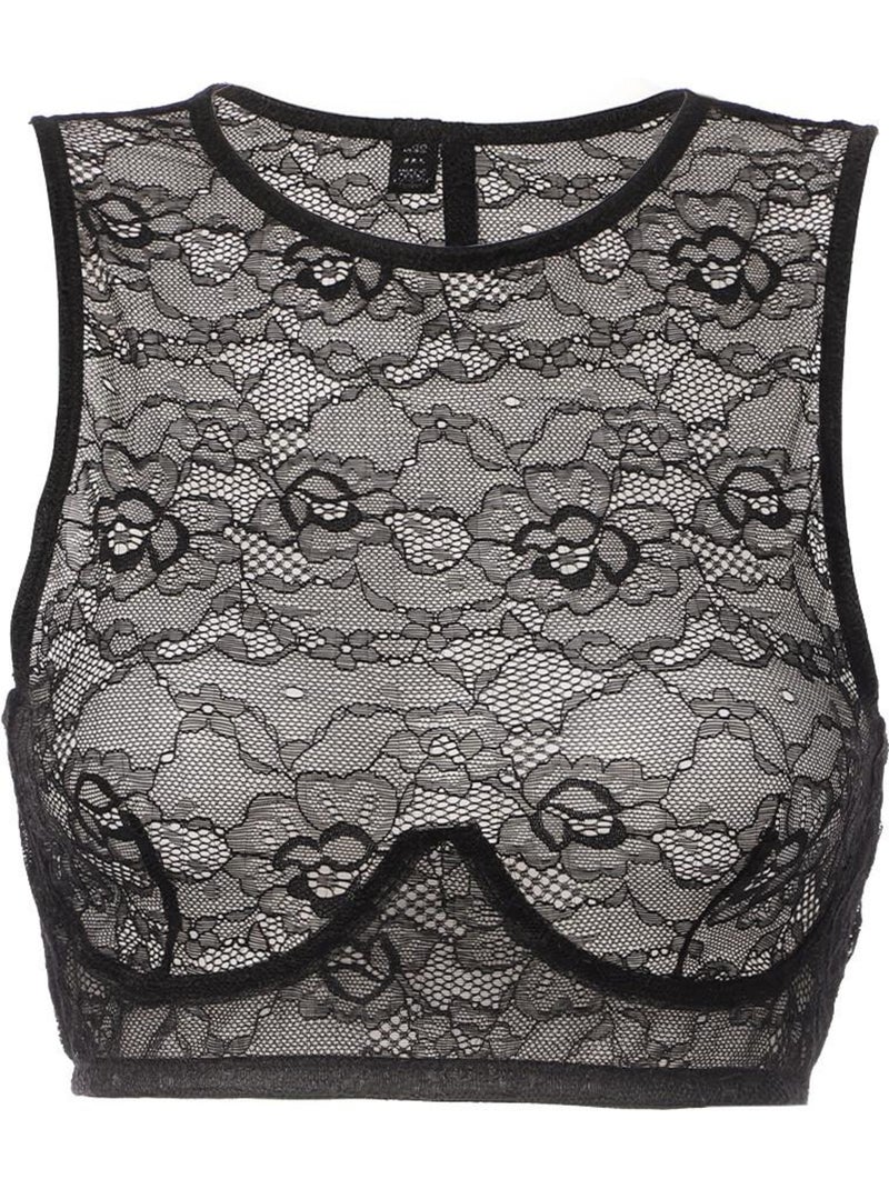 Soutien de Renda Preto Vero Moda para Mulher 10277259 Preto - Kiabi