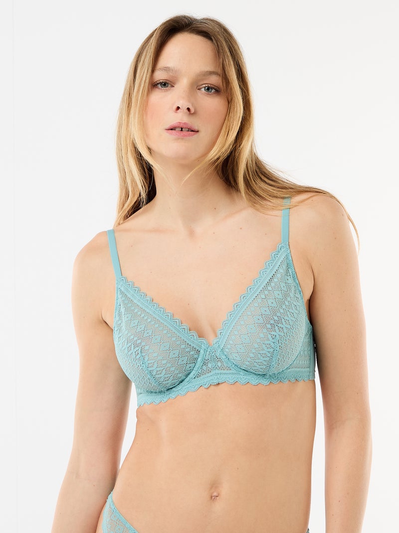 Soutien de renda transparente Azul - Kiabi