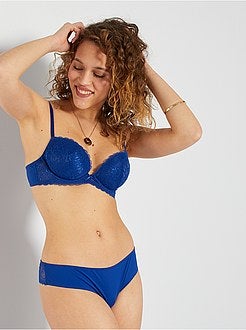 Soutien decotado almofadado - Kiabi