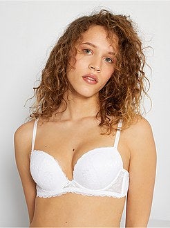 Soutien decotado almofadado - Kiabi