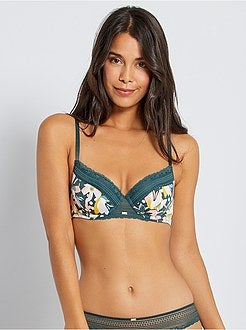 Soutien decotado almofadado - Kiabi