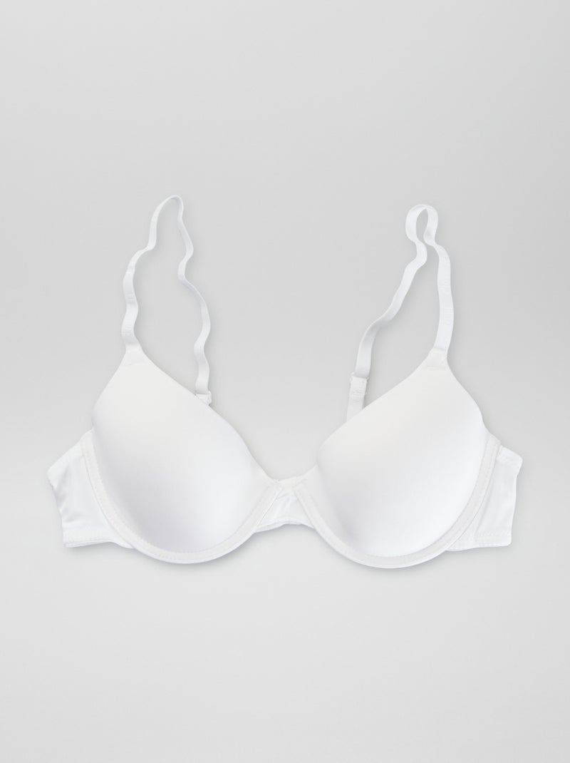 Soutien decotado 'invisifit' 'Dim' BRANCO - Kiabi