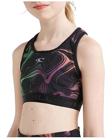 Soutien Desportivo O'Neill Active para Rapariga Preto/Rosa