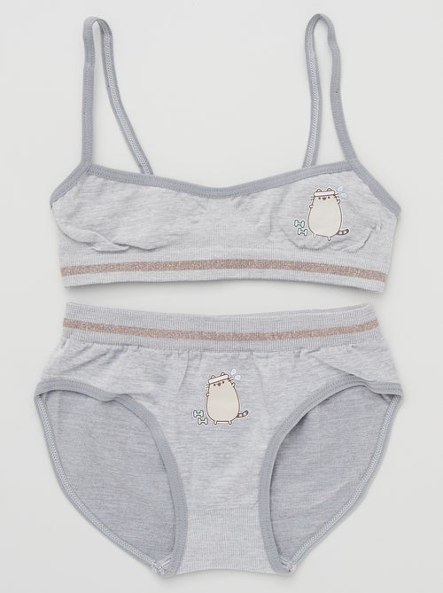 Soutien e cuecas para mulher 'Pusheen' da 'No Publik' - Kiabi
