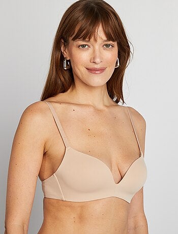 Soutien em forma de triângulo invisível em microfibra