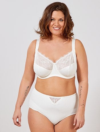 Soutien em microfibra em relevo - Kiabi