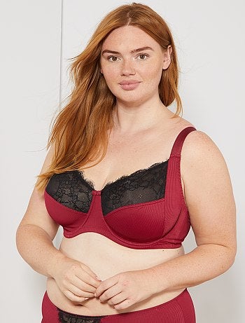 Soutien em microfibra em relevo - Kiabi