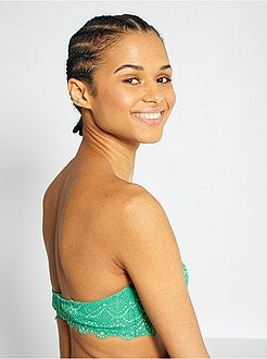 Soutien em renda almofadado - Kiabi