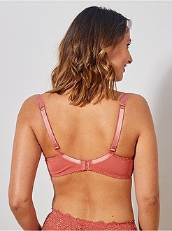 Soutien em renda e microfibra 'Sans Complexe' - Kiabi