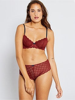 Soutien em renda floral - Kiabi