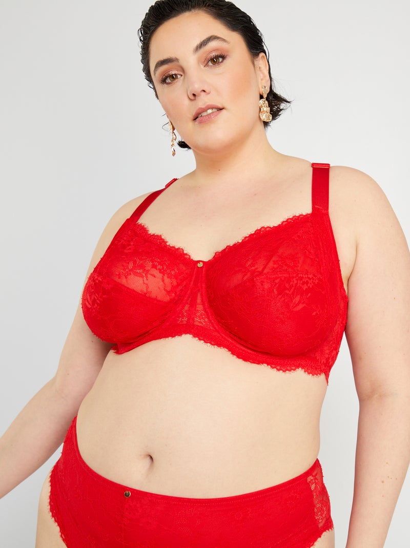 Soutien em renda Vermelho - Kiabi