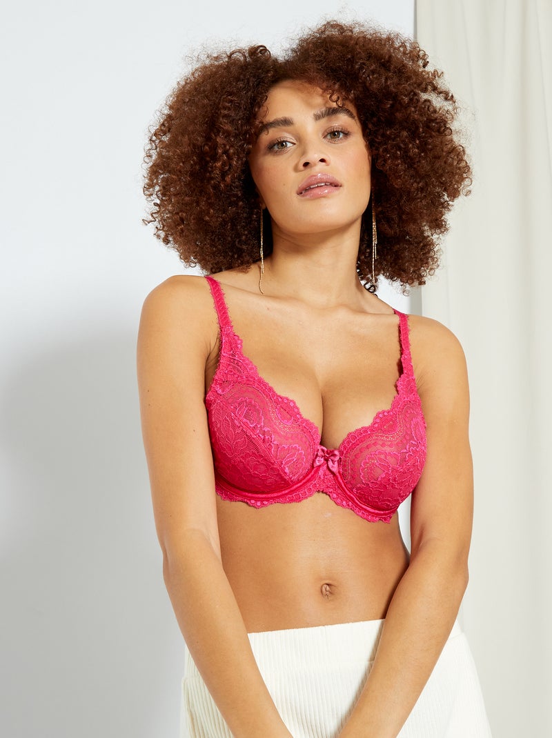 Soutien full cup Flower elegance 'Playtex' ROSA - Kiabi