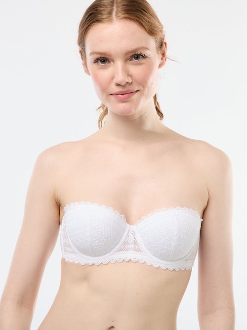 Soutien-gorge balconette em renda - Kiabi