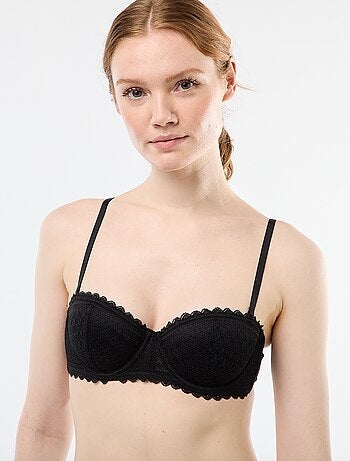 Soutien-gorge balconette em renda