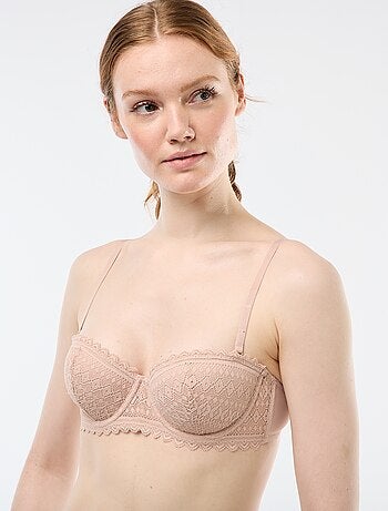 Soutien-gorge balconette em renda