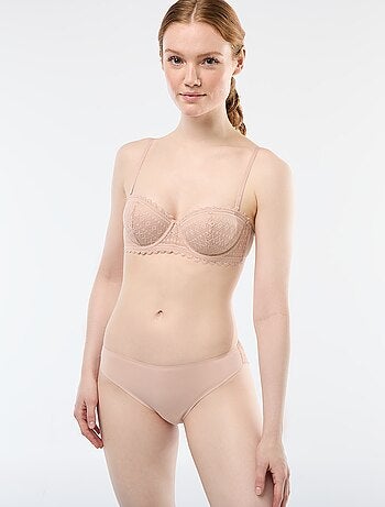 Soutien-gorge balconette em renda