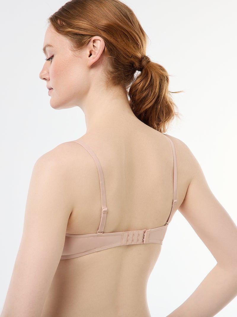 Soutien-gorge balconette em renda Rosa - Kiabi