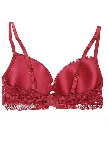 Soutien-gorge bordeaux elly les petites bombes para mulher