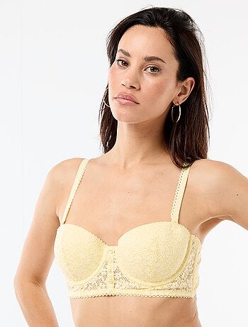 Soutien-gorge bustier em renda