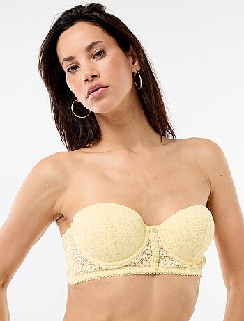 Soutien-gorge bustier em renda