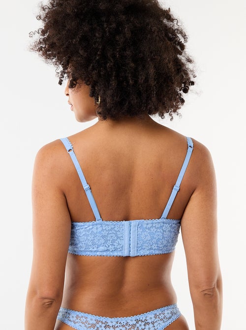 Soutien-gorge bustier em renda - Kiabi