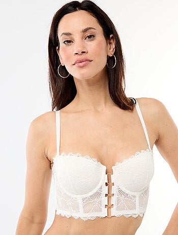 Soutien-gorge bustier em renda