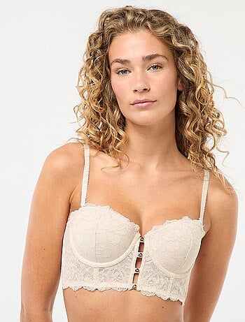 Soutien-gorge bustier em renda