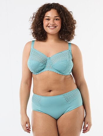 Soutien-gorge com aro em renda vazada