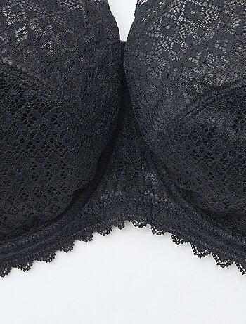 Soutien-gorge com aro em renda vazada