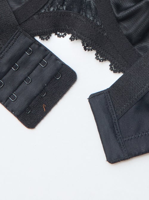 Soutien-gorge com aro em renda vazada - Kiabi