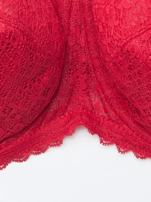 Soutien-gorge com aro em renda vazada - Kiabi