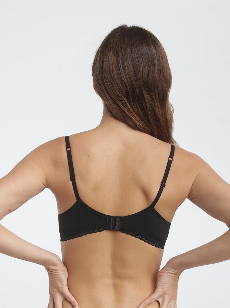 Soutien-gorge Corbeille Daily Micro Preto - Kiabi